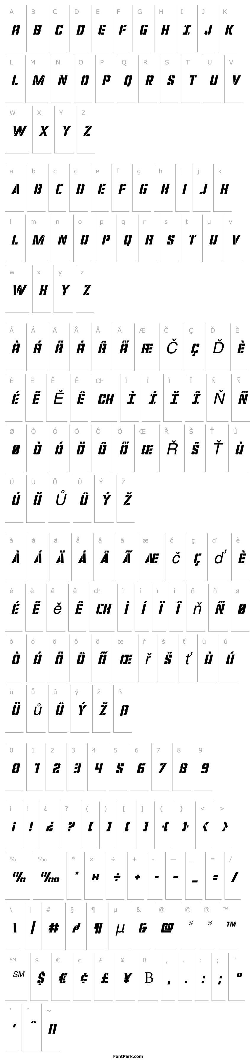 Přehled Covert Ops Italic