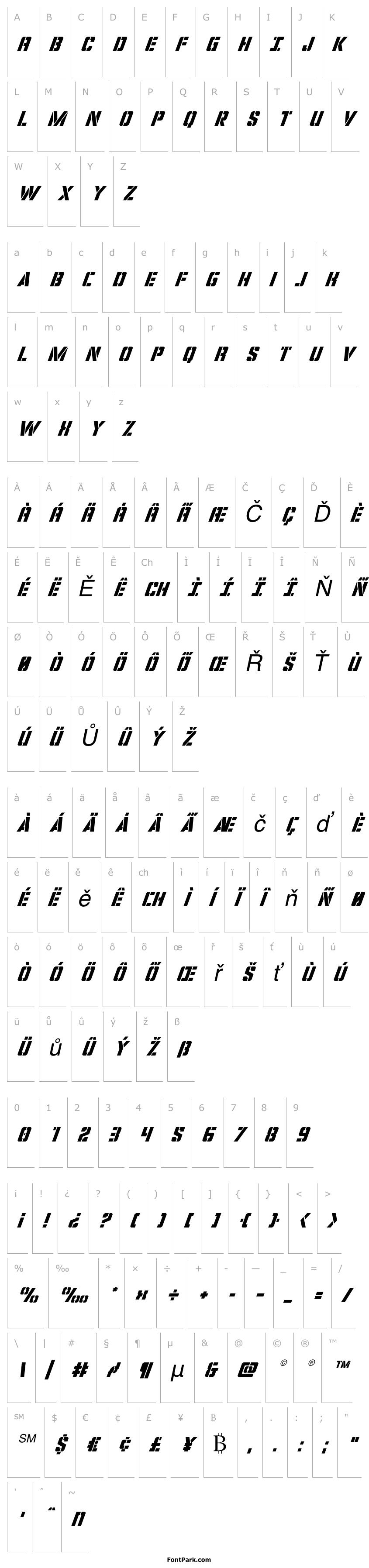Overview Covert Ops Super-Italic