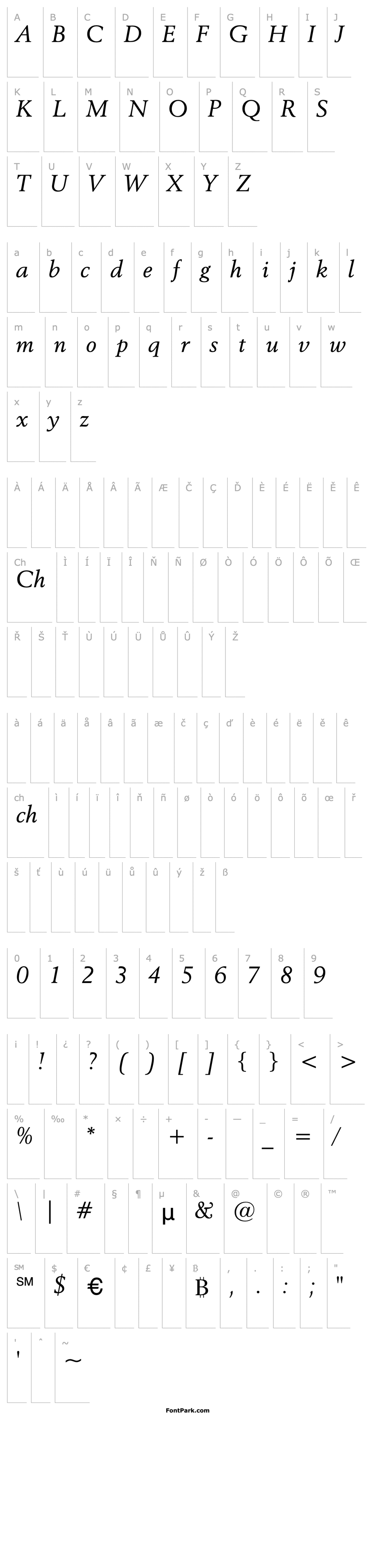 Overview CoyGarr Italic