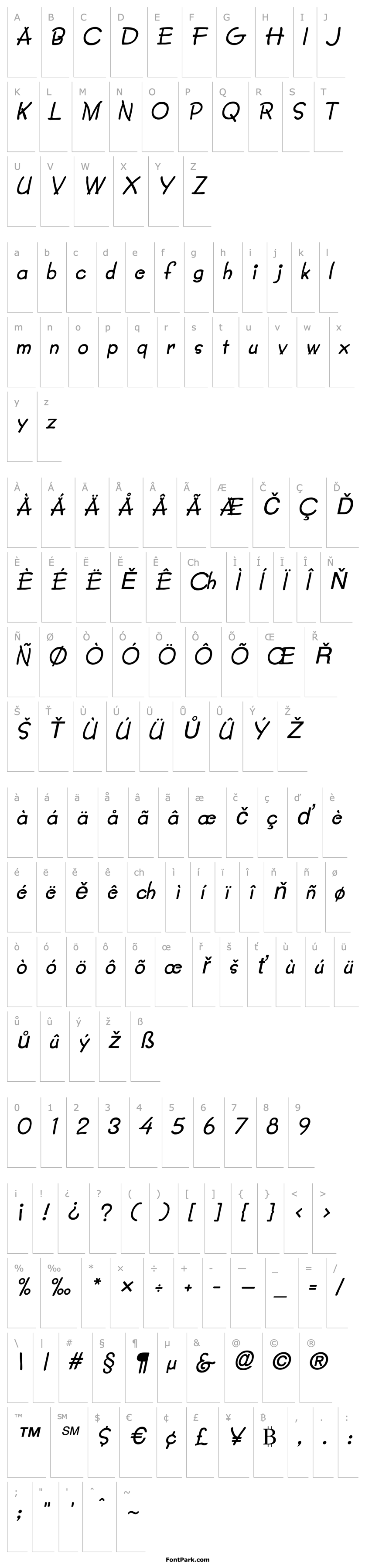 Overview Crayon  Italic