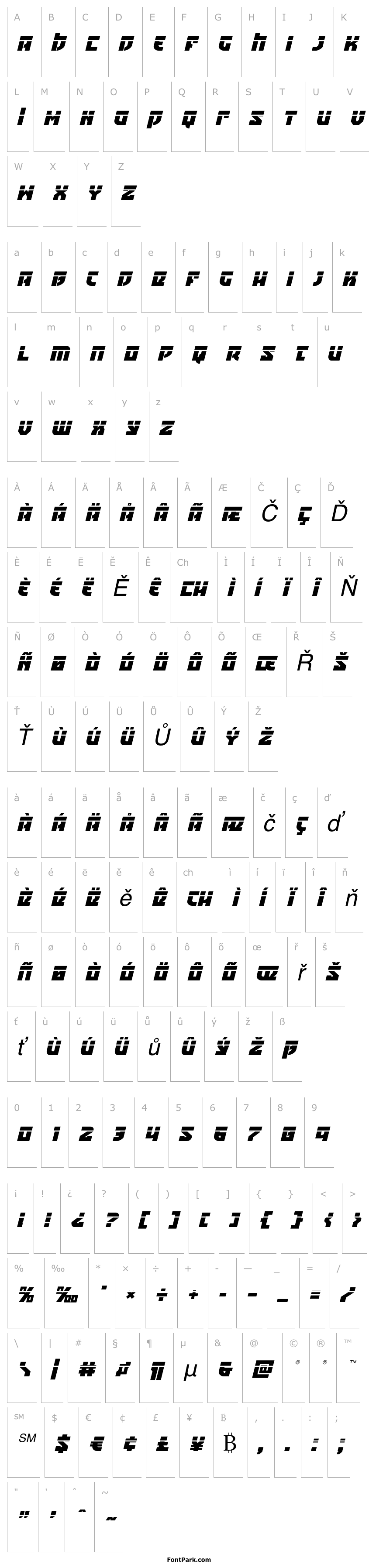 Přehled Crazy Ivan Laser Italic