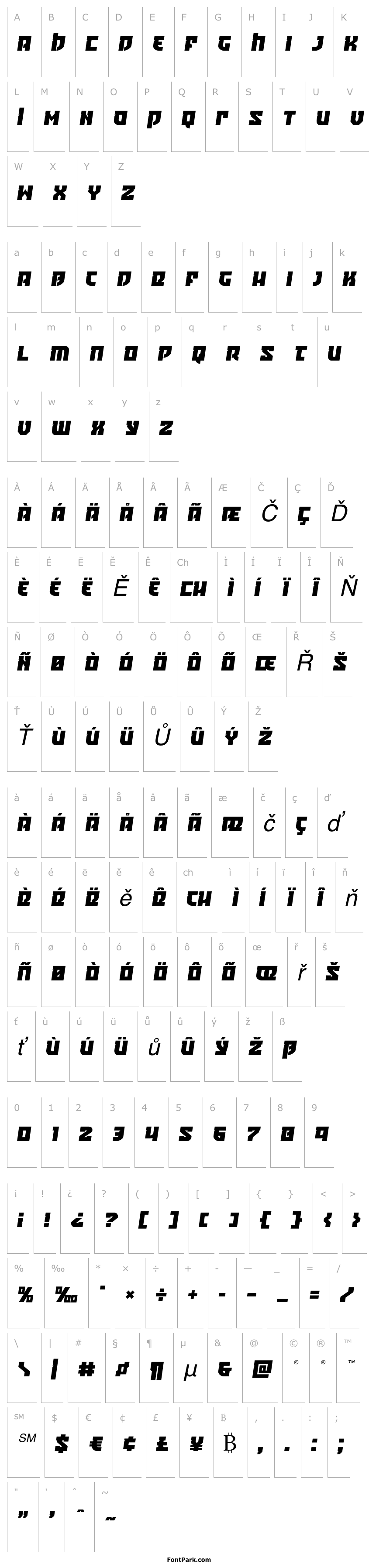 Přehled Crazy Ivan Semi-Italic