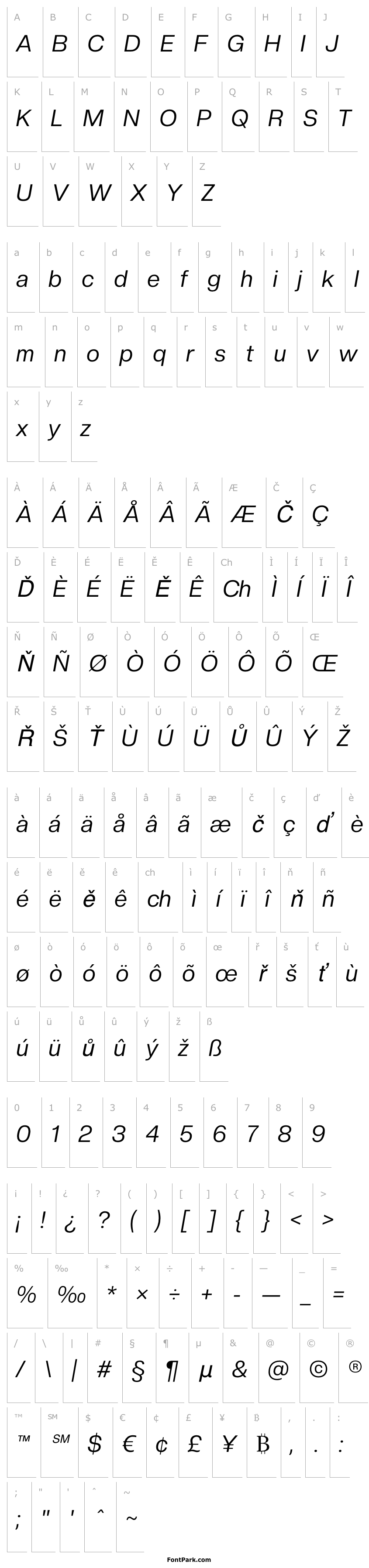 Přehled CreatoDisplay-Italic