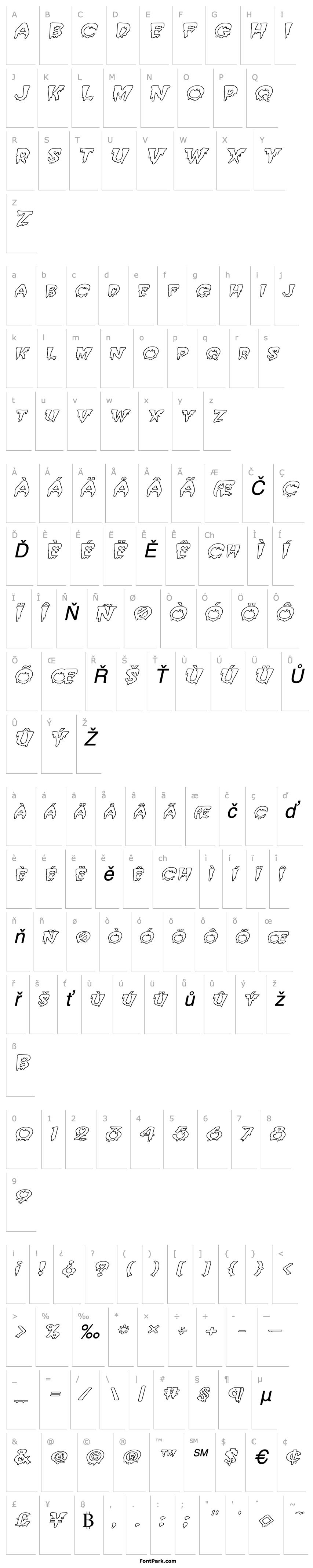 Overview Creepy Hollow-Extended Italic