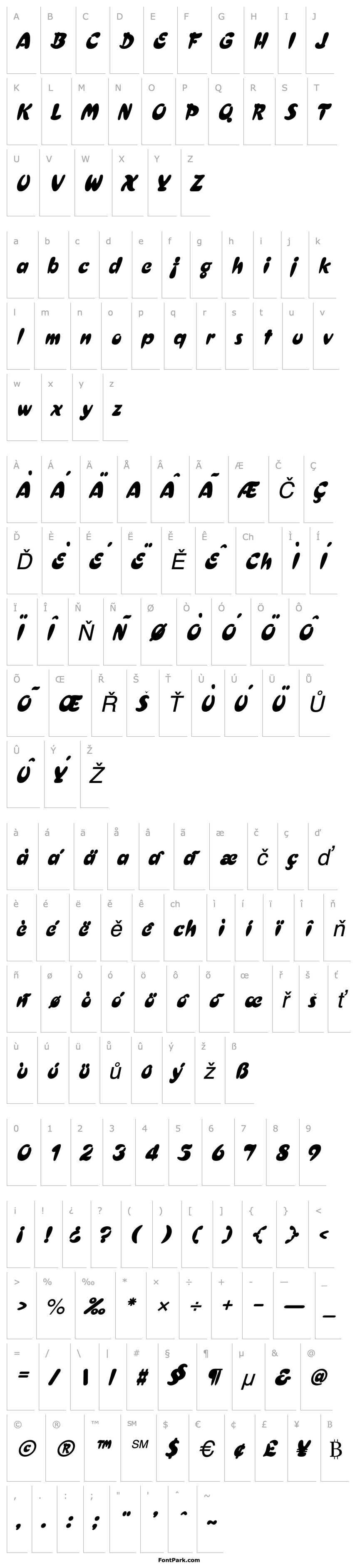 Overview Crest Heavy Italic