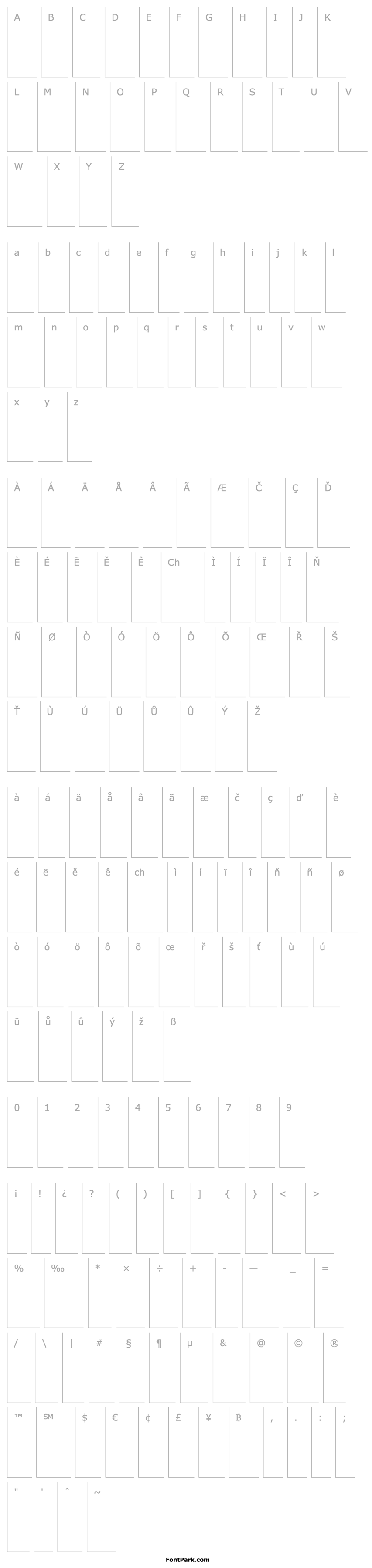 Overview Cronos MM Italic