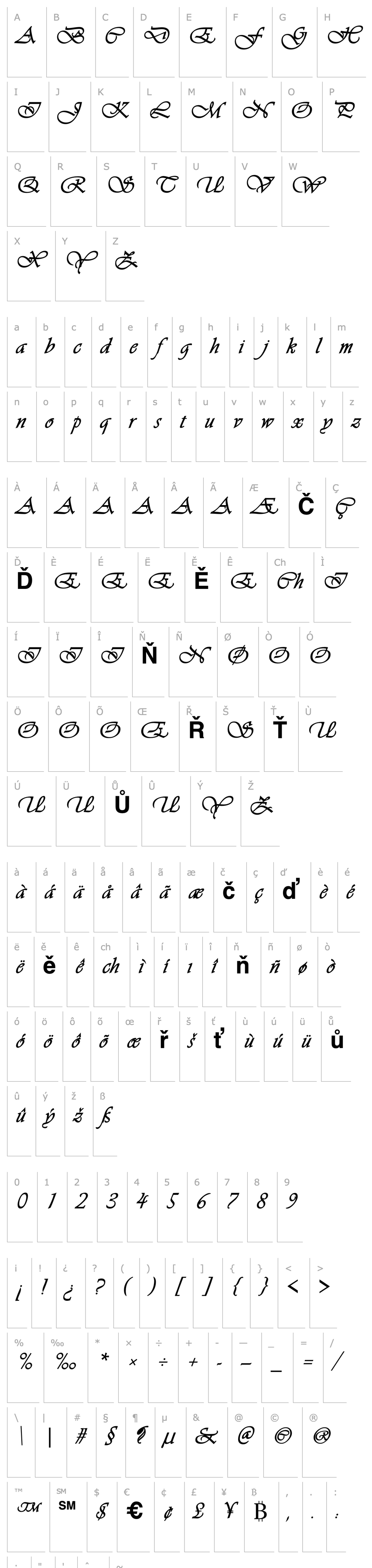 Overview CrotonScriptSSK Bold