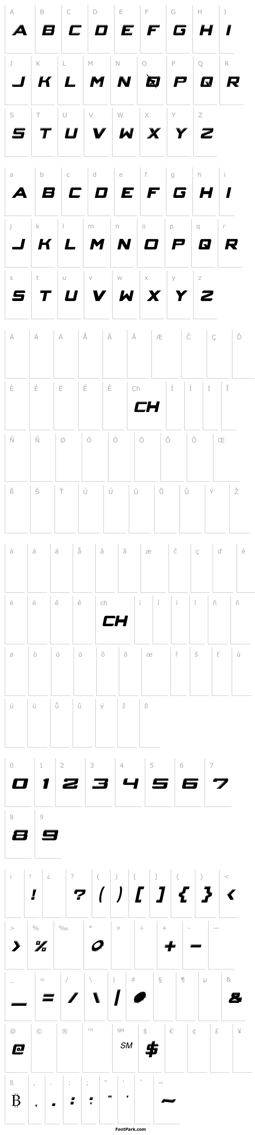 Přehled Crystal Core Italic