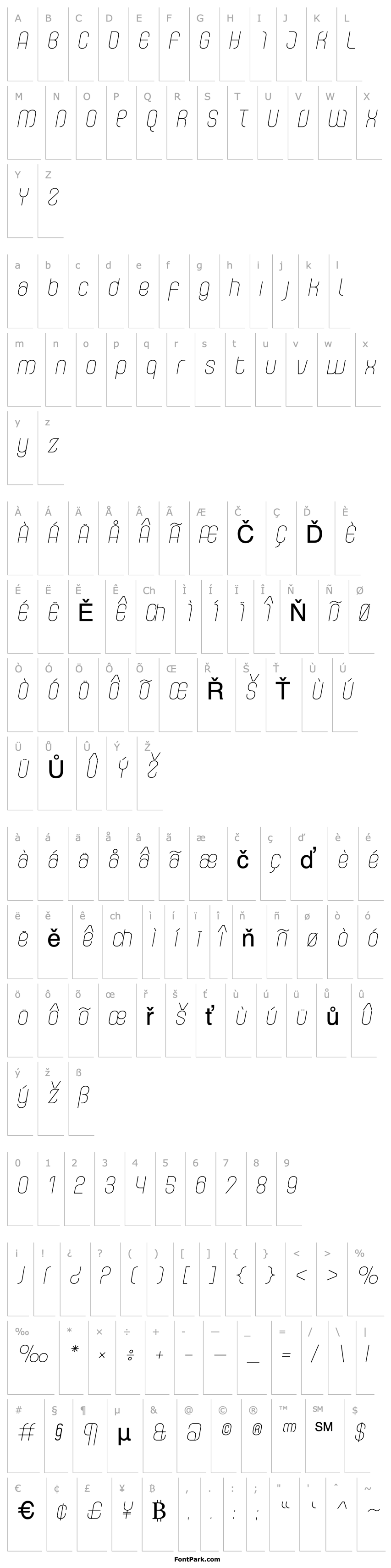 Overview CurvatureFine Italic