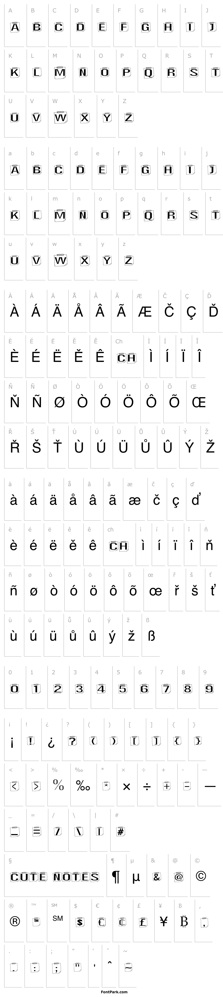 Přehled Cute Notes