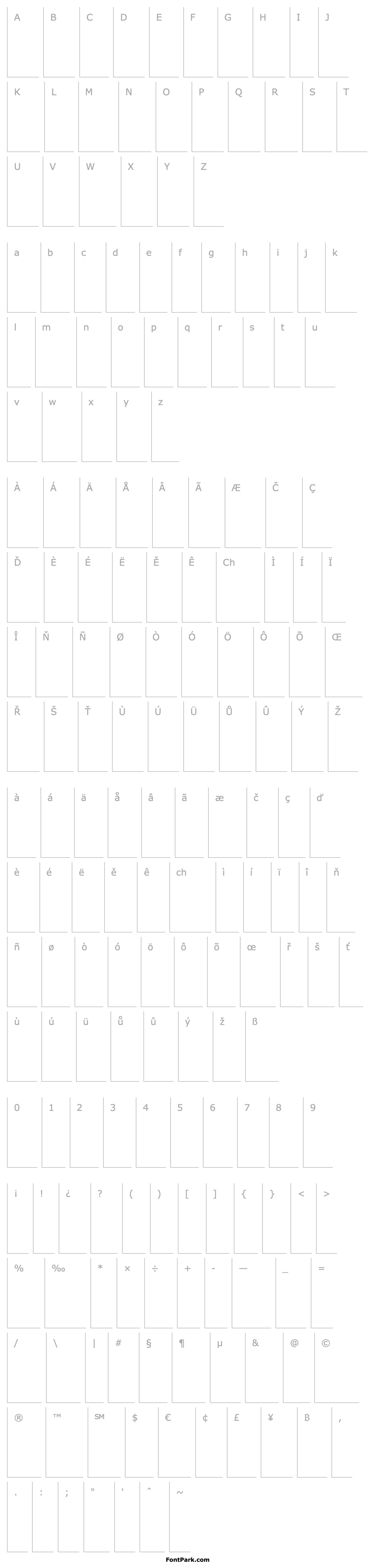 Overview CutOutsFLF