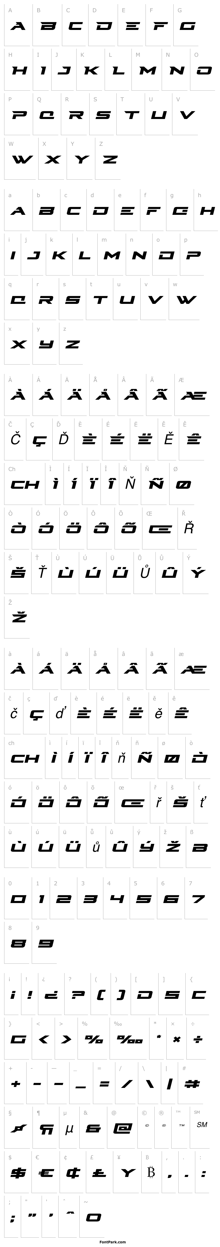 Přehled Cyberdyne Expanded Italic