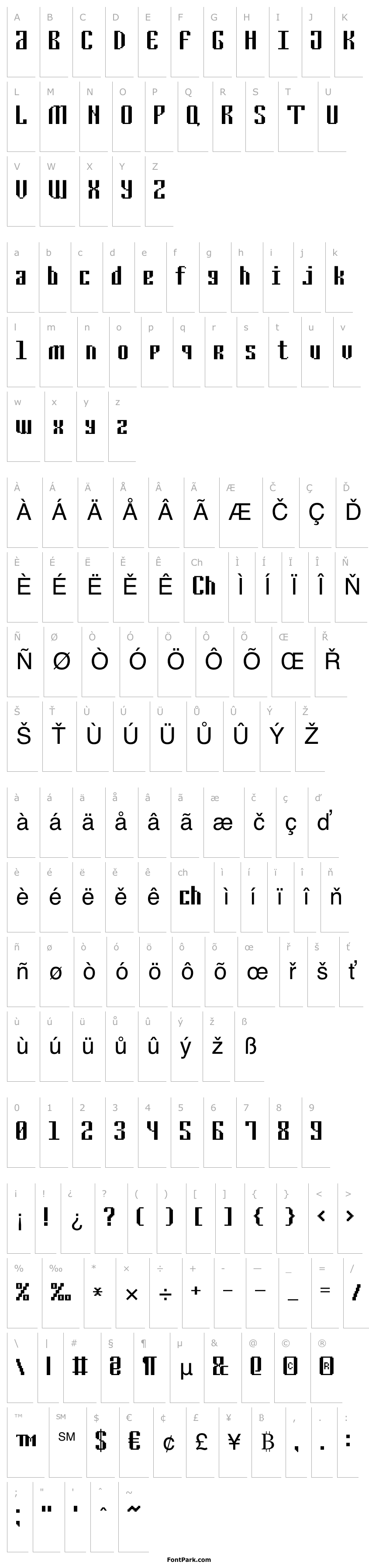 Overview Cyrillic Pixel-7