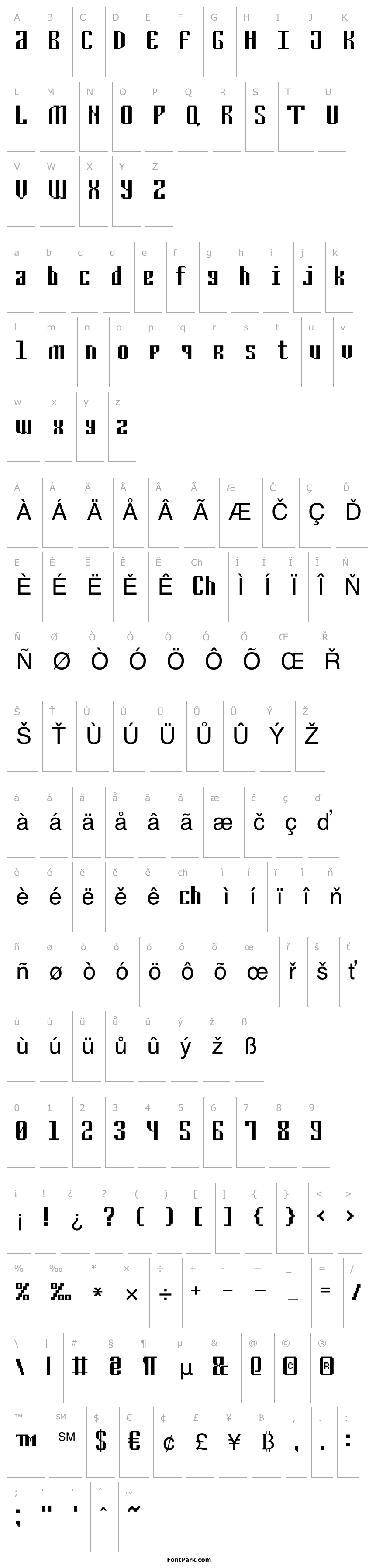 Přehled Cyrillic Pixel-7