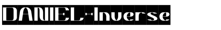 Font DANIEL-Inverse by weknow © (weknow.deviantart.com)