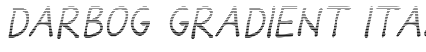 Preview Darbog gradient Italic