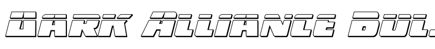 Preview Dark Alliance Bullet Italic