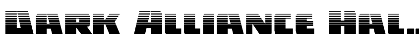 Font Dark Alliance Halftone by Daniel Zadorozny
