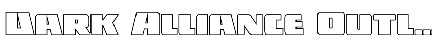Preview Dark Alliance Outline