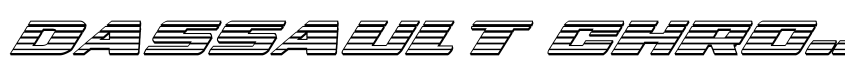 Preview Dassault Chrome Italic