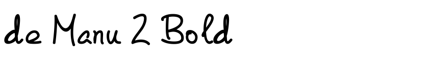Preview de Manu 2 Bold