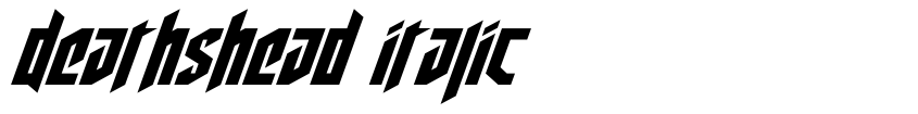 Preview Deathshead Italic