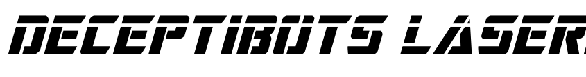 Preview Deceptibots Laser Italic