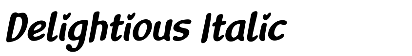 Preview Delightious Italic