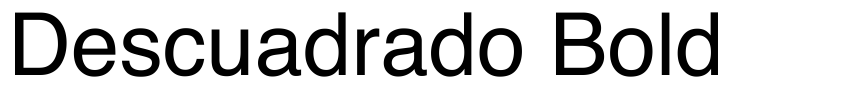 Preview Descuadrado Bold