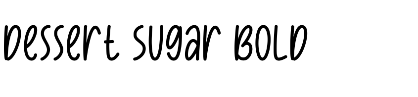 Font Dessert Sugar Bold by Rayvaldo Rizki Pratama Augusta