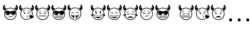 Preview Devil Emoji Regular