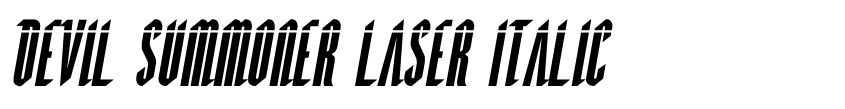 Preview Devil Summoner Laser Italic