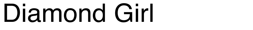 Preview Diamond Girl