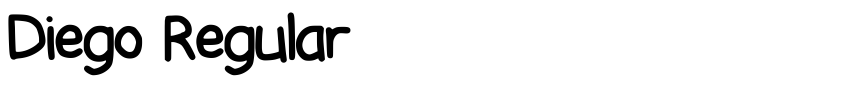 Font Diego Regular by Unknown