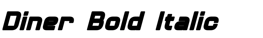 Preview Diner Bold Italic