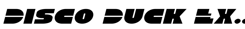 Preview Disco Duck Expanded Italic