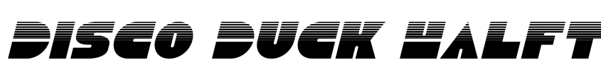 Preview Disco Duck Halftone Italic