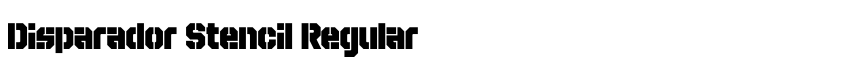 Preview Disparador Stencil Regular