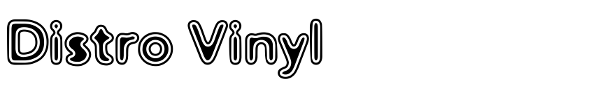 Font Distro Vinyl by Unknown