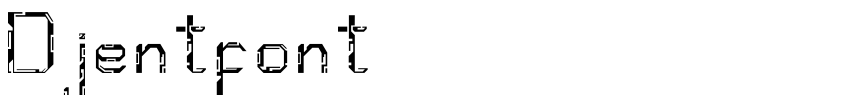 Preview Djentfont