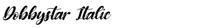 Preview Dobbystar Italic