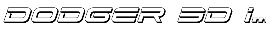 Preview Dodger 3D Italic