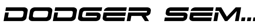 Preview Dodger Semi-Italic