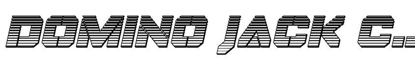 Preview Domino Jack Chrome Italic Italic