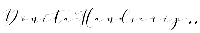 Preview DonitaHandscriptDemo