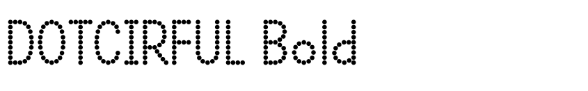 Preview DOTCIRFUL Bold