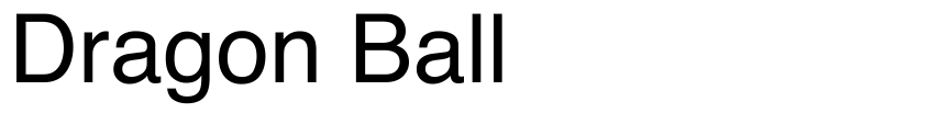 Preview Dragon Ball