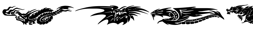 Font Dragons Tfb by kaiserzharkhan