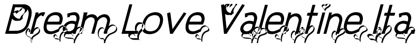 Preview Dream Love Valentine Italic