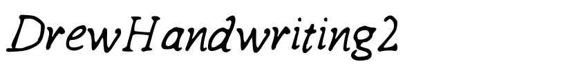 Preview DrewHandwriting2